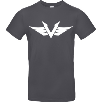 veKtik Vektik - Logo T-Shirt B&C EXACT 190 - Dark Grey