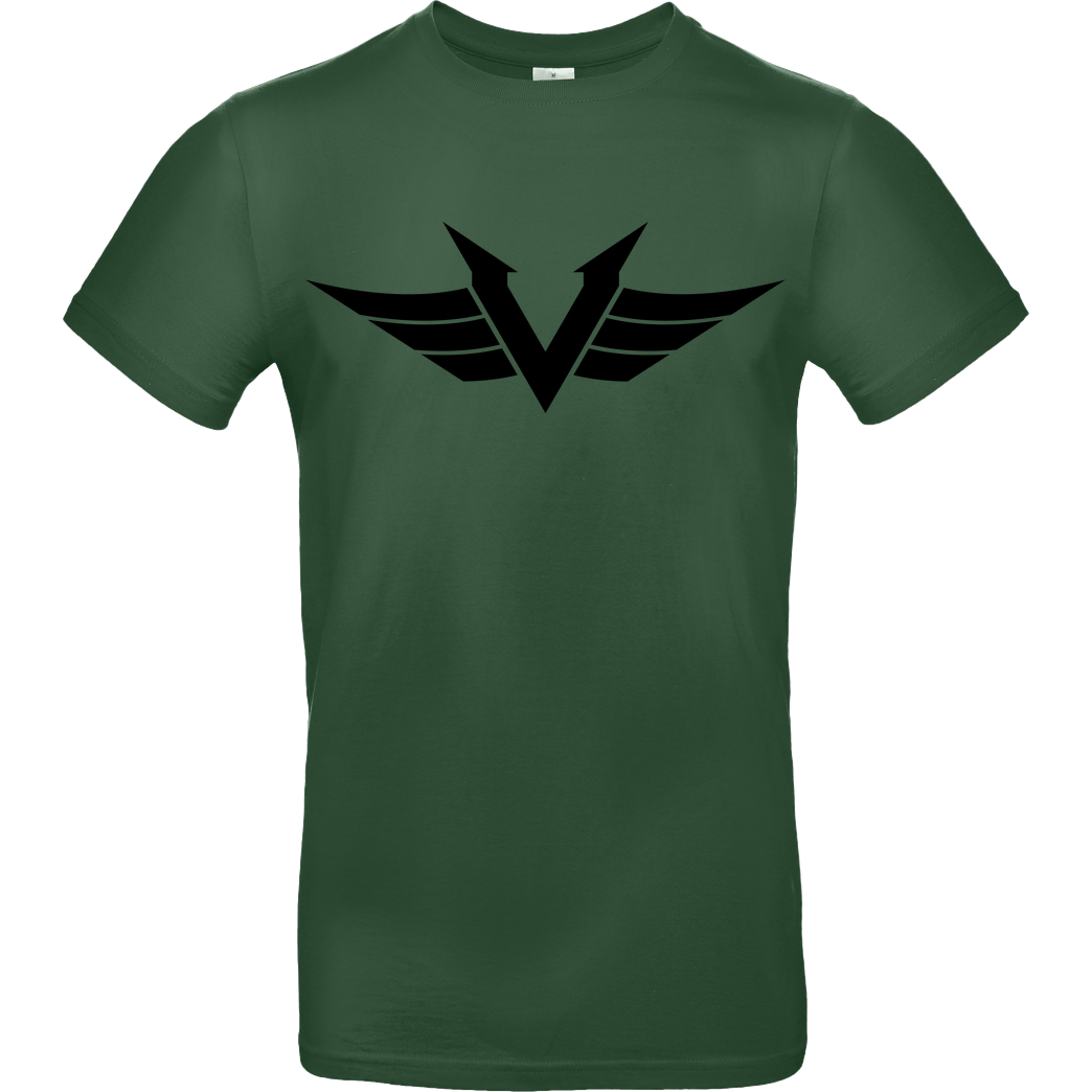 veKtik Vektik - Logo T-Shirt B&C EXACT 190 -  Bottle Green