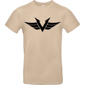 veKtik Vektik - Logo T-Shirt B&C EXACT 190 - Sand