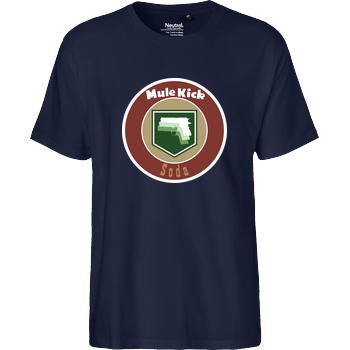 veKtik veKtik - Mule Kick Soda T-Shirt Fairtrade T-Shirt - navy