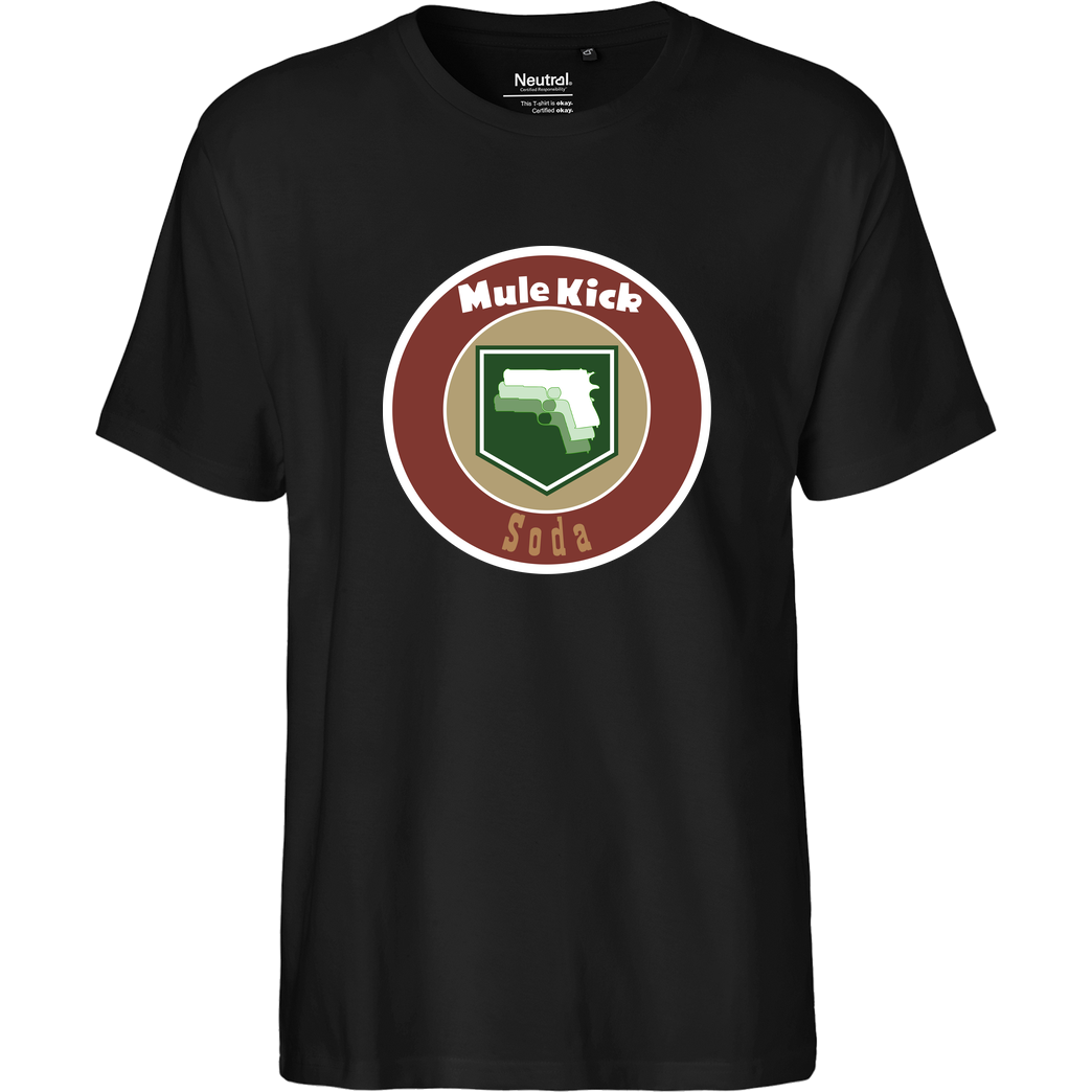veKtik veKtik - Mule Kick Soda T-Shirt Fairtrade T-Shirt - black