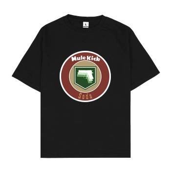 veKtik veKtik - Mule Kick Soda T-Shirt Oversize T-Shirt - Black