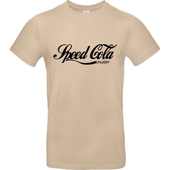veKtik veKtik - Speed Cola T-Shirt B&C EXACT 190 - Sand