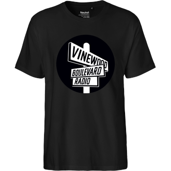 Vindewood Boulevard Radio Fairtrade T-Shirt - black