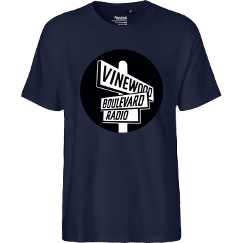 3dsupply Original Vindewood Boulevard Radio T-Shirt Fairtrade T-Shirt - navy