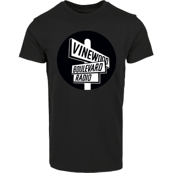Vindewood Boulevard Radio House Brand T-Shirt - Black