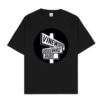 Vindewood Boulevard Radio Oversize T-Shirt - Black