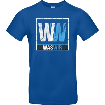 WASWIR WASWIR - Logo T-Shirt B&C EXACT 190 - Royal Blue