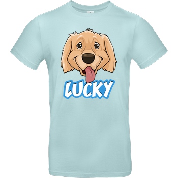 WASWIR WASWIR - Lucky Schriftzug T-Shirt B&C EXACT 190 - Mint