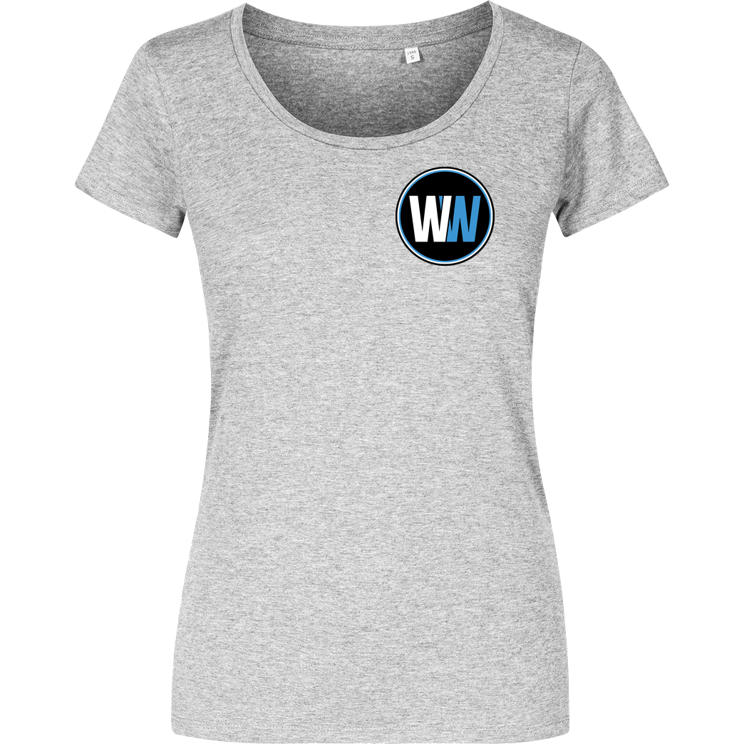 WASWIR WASWIR - Pocket Logo T-Shirt Girlshirt heather grey