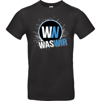 WASWIR WASWIR - Splash T-Shirt B&C EXACT 190 - Black