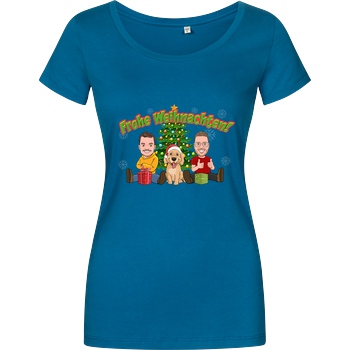 WASWIR WASWIR - Weihnachten T-Shirt Girlshirt petrol