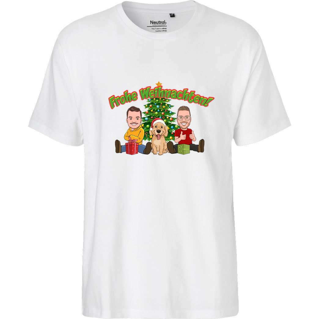 WASWIR WASWIR - Weihnachten T-Shirt Fairtrade T-Shirt - white