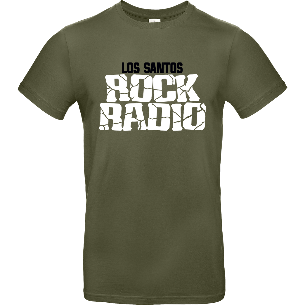3dsupply Original Los Santos Rock Radio T-Shirt B&C EXACT 190 - Khaki