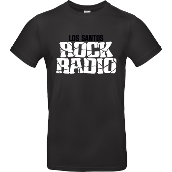 3dsupply Original Los Santos Rock Radio T-Shirt B&C EXACT 190 - Black