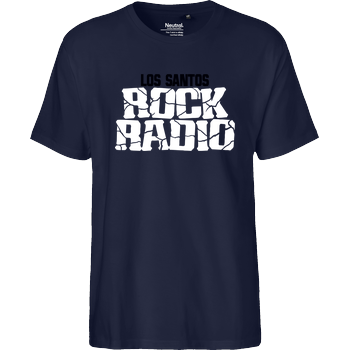 Los Santos Rock Radio Fairtrade T-Shirt - navy