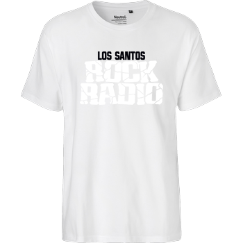 Los Santos Rock Radio Fairtrade T-Shirt - white