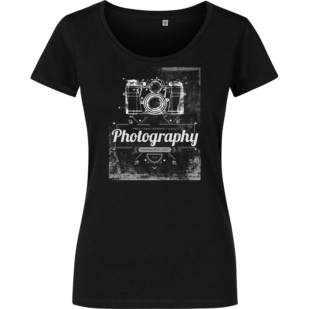 FilmenLernen.de What is photography T-Shirt Girlshirt schwarz