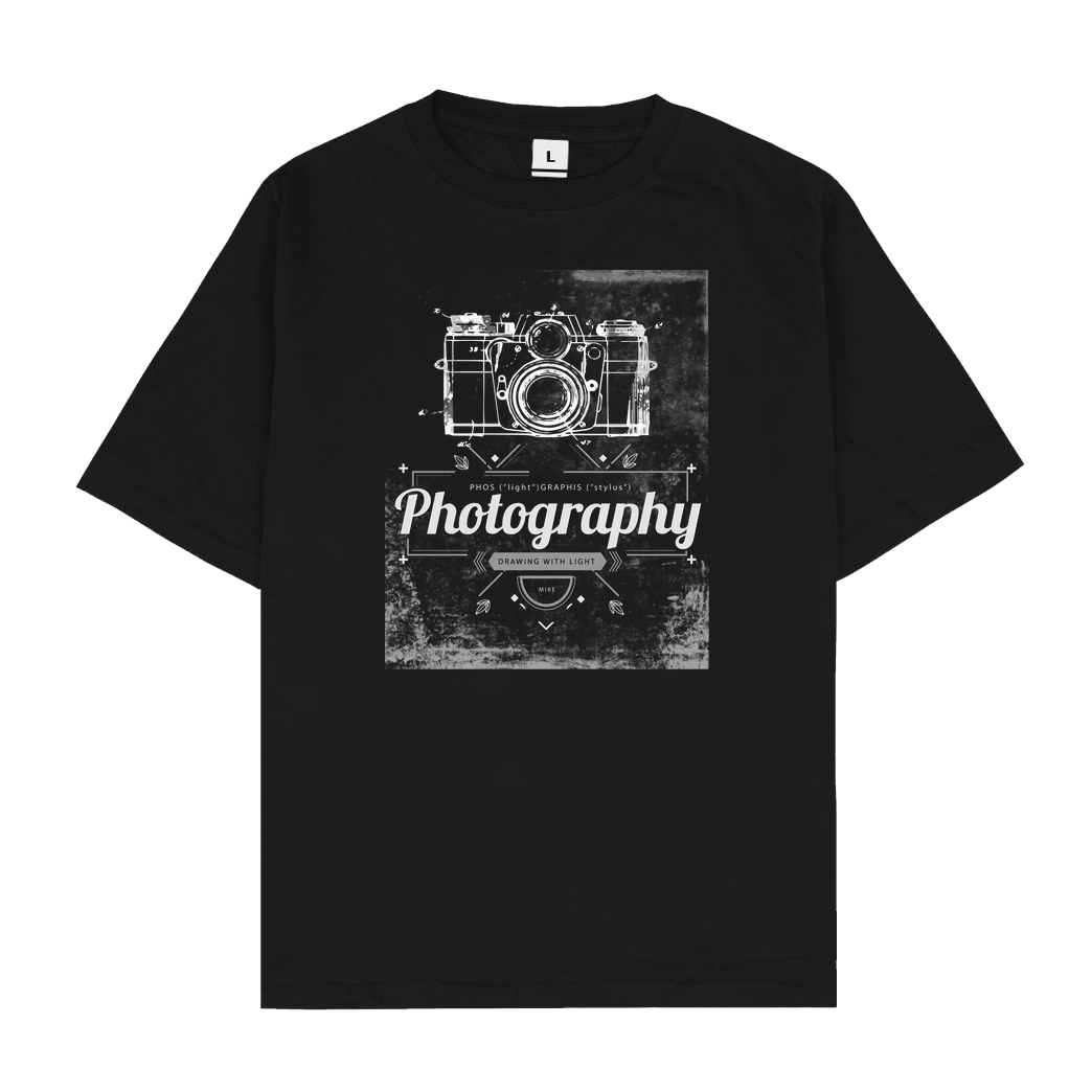 FilmenLernen.de What is photography T-Shirt Oversize T-Shirt - Black