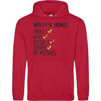 Why i'm bronze JH Hoodie - red