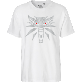 Witcher Medallion Fairtrade T-Shirt - white