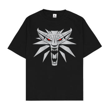 Witcher Medallion Oversize T-Shirt - Black