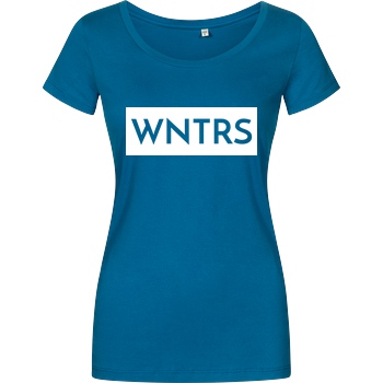 WNTRS WNTRS - Punched Out Logo T-Shirt Girlshirt petrol
