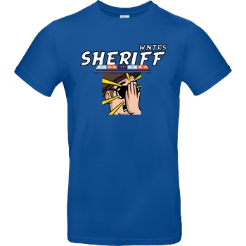 WNTRS WNTRS - Sheriff Fail T-Shirt B&C EXACT 190 - Royal Blue