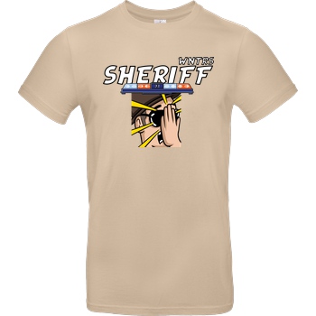 WNTRS WNTRS - Sheriff Fail T-Shirt B&C EXACT 190 - Sand