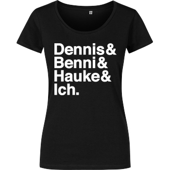 World Wide Wohnzimmer WWW - Namen T-Shirt Girlshirt schwarz