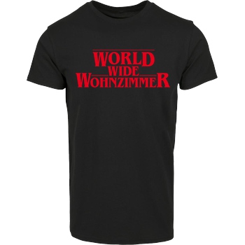 World Wide Wohnzimmer WWW - Stranger Things T-Shirt House Brand T-Shirt - Black