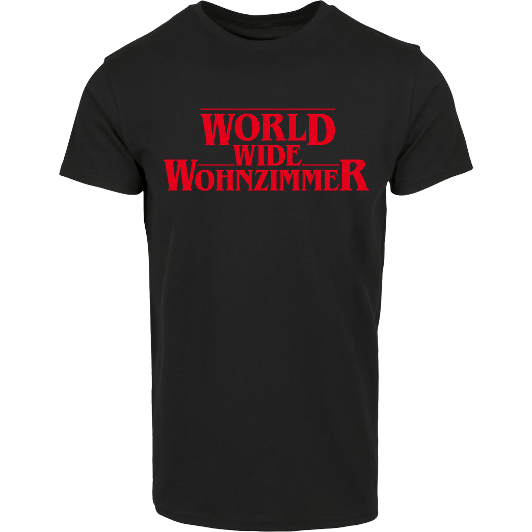 World Wide Wohnzimmer WWW - Stranger Things T-Shirt House Brand T-Shirt - Black