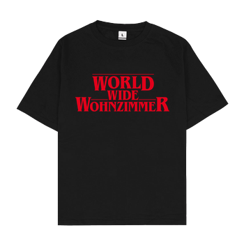 WWW - Stranger Things Oversize T-Shirt - Black