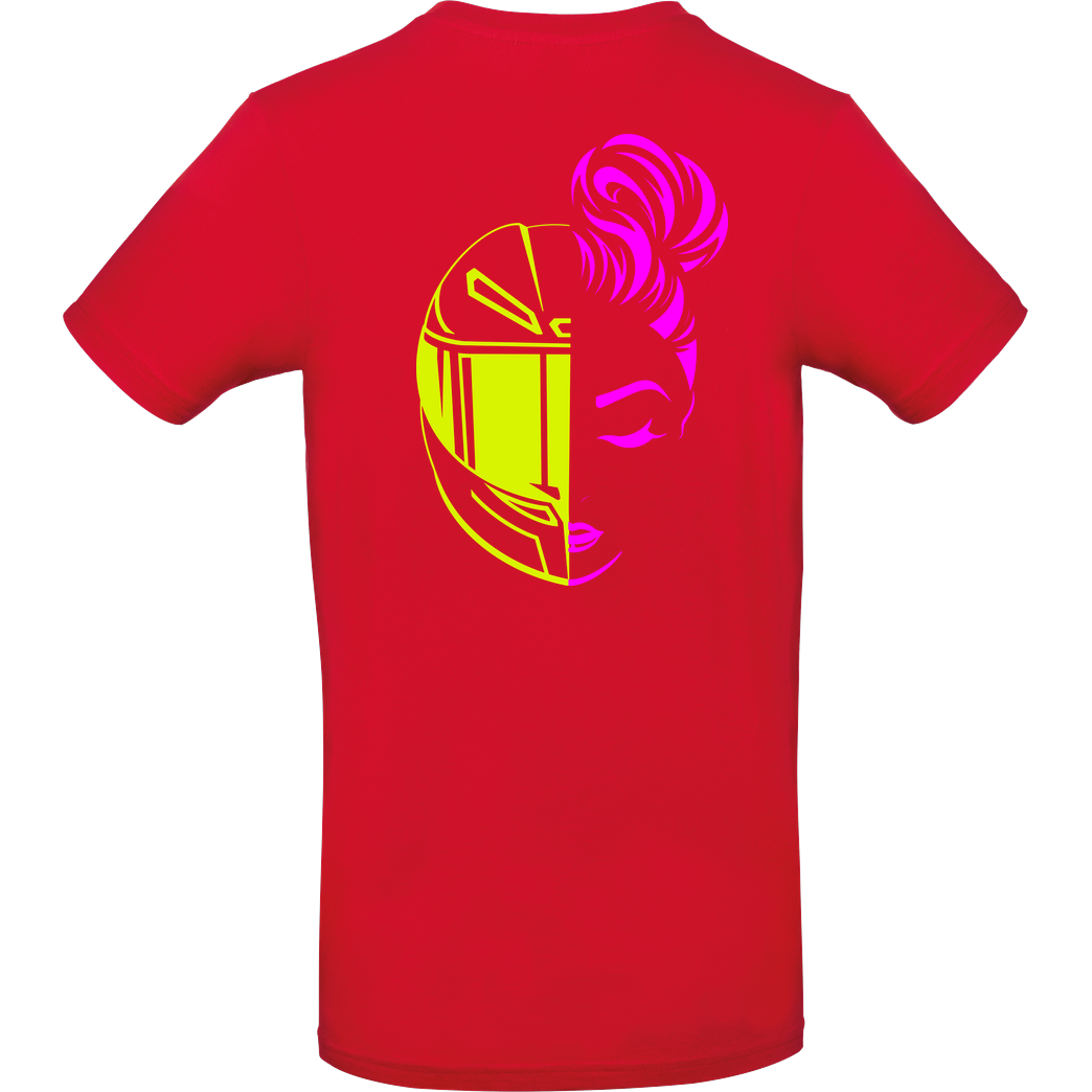 XeniaR6 XeniaR6 - Sportler-Logo T-Shirt B&C EXACT 190 - Red