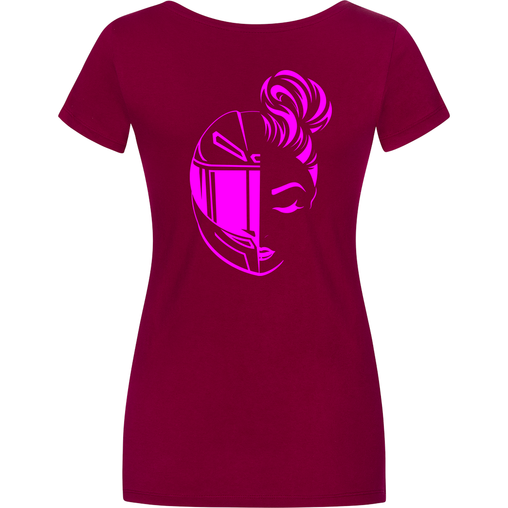 XeniaR6 XeniaR6 - Sportler-Logo T-Shirt Girlshirt berry