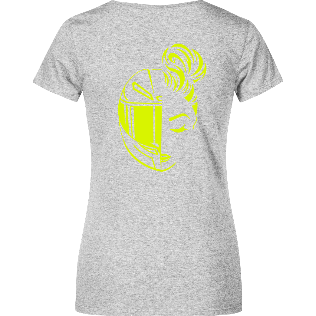 XeniaR6 XeniaR6 - Sportler-Logo T-Shirt Girlshirt heather grey