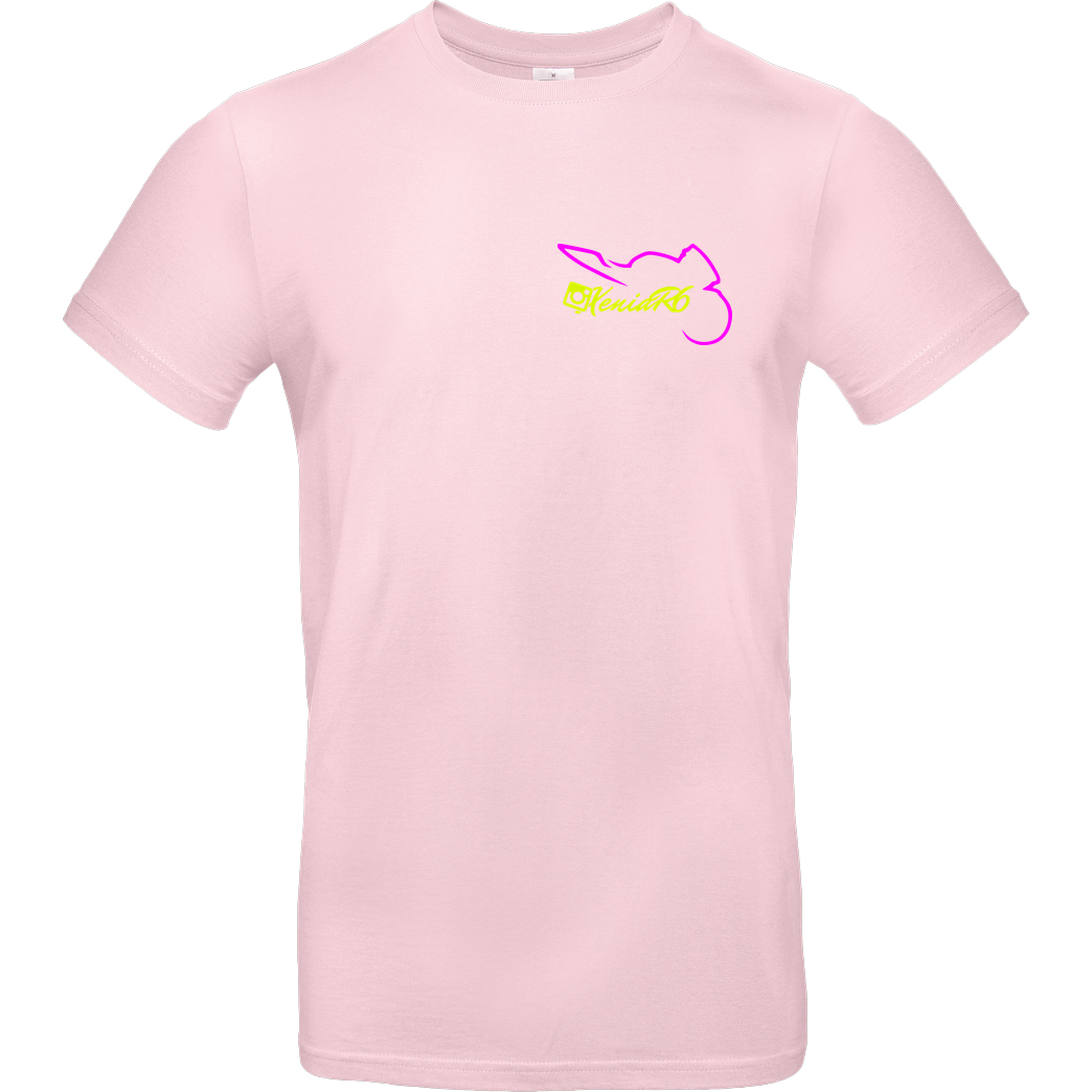 XeniaR6 XeniaR6 - Sportler-Logo T-Shirt B&C EXACT 190 - Light Pink