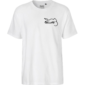 XeniaR6 XeniaR6 - Sportler-Logo T-Shirt Fairtrade T-Shirt - white
