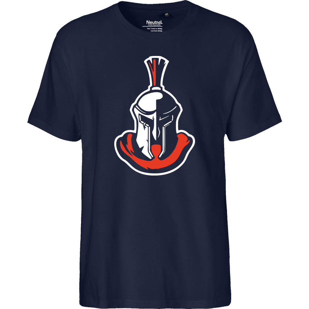 YAWS YAWS - Helmet T-Shirt Fairtrade T-Shirt - navy