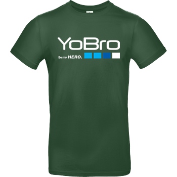 FilmenLernen.de YoBro Hero T-Shirt B&C EXACT 190 -  Bottle Green