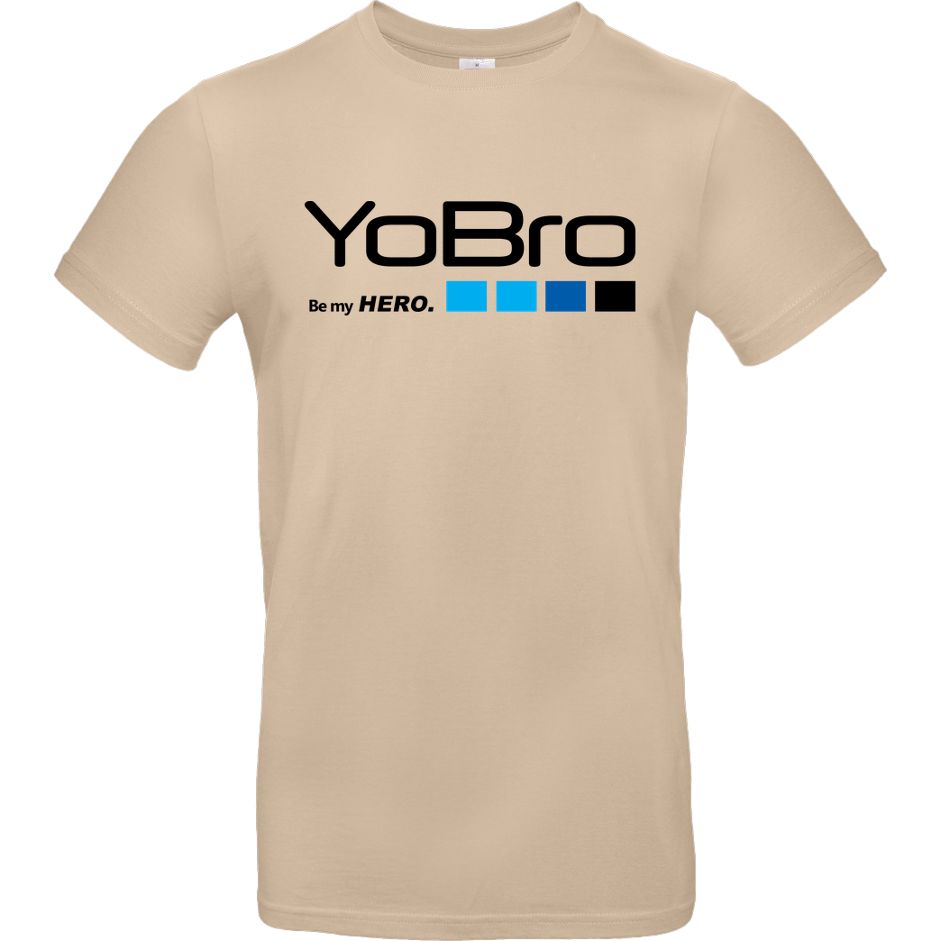 FilmenLernen.de YoBro Hero T-Shirt B&C EXACT 190 - Sand