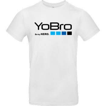 FilmenLernen.de YoBro Hero T-Shirt B&C EXACT 190 -  White