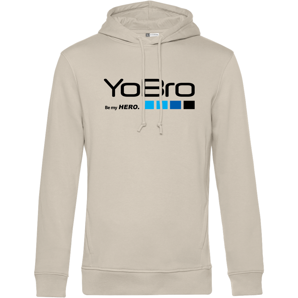 FilmenLernen.de YoBro Hero Sweatshirt B&C HOODED INSPIRE - Off-White