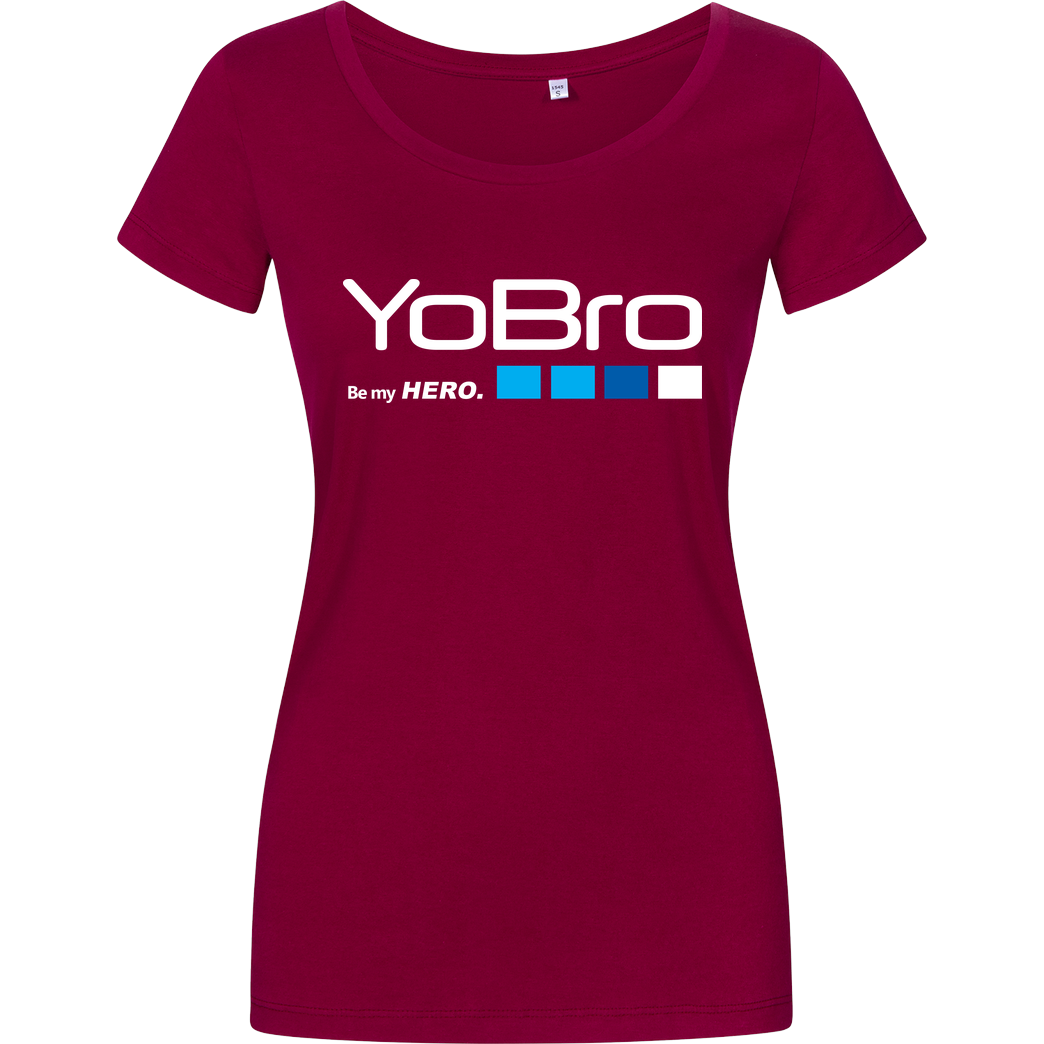 FilmenLernen.de YoBro Hero T-Shirt Girlshirt berry