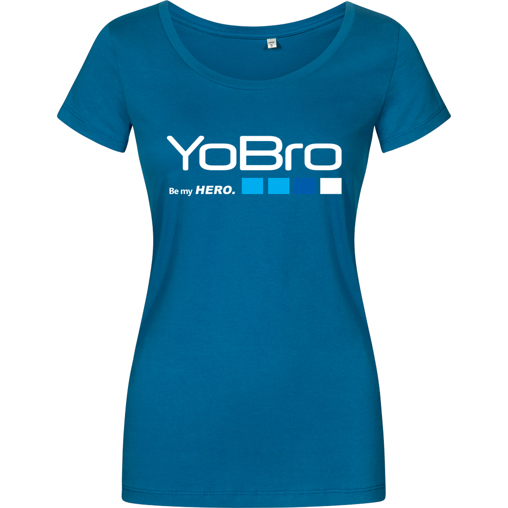 FilmenLernen.de YoBro Hero T-Shirt Girlshirt petrol
