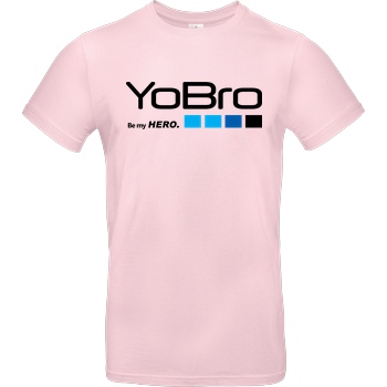 FilmenLernen.de YoBro Hero T-Shirt B&C EXACT 190 - Light Pink