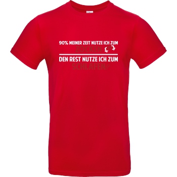 IamHaRa Zocker Zeit T-Shirt B&C EXACT 190 - Red