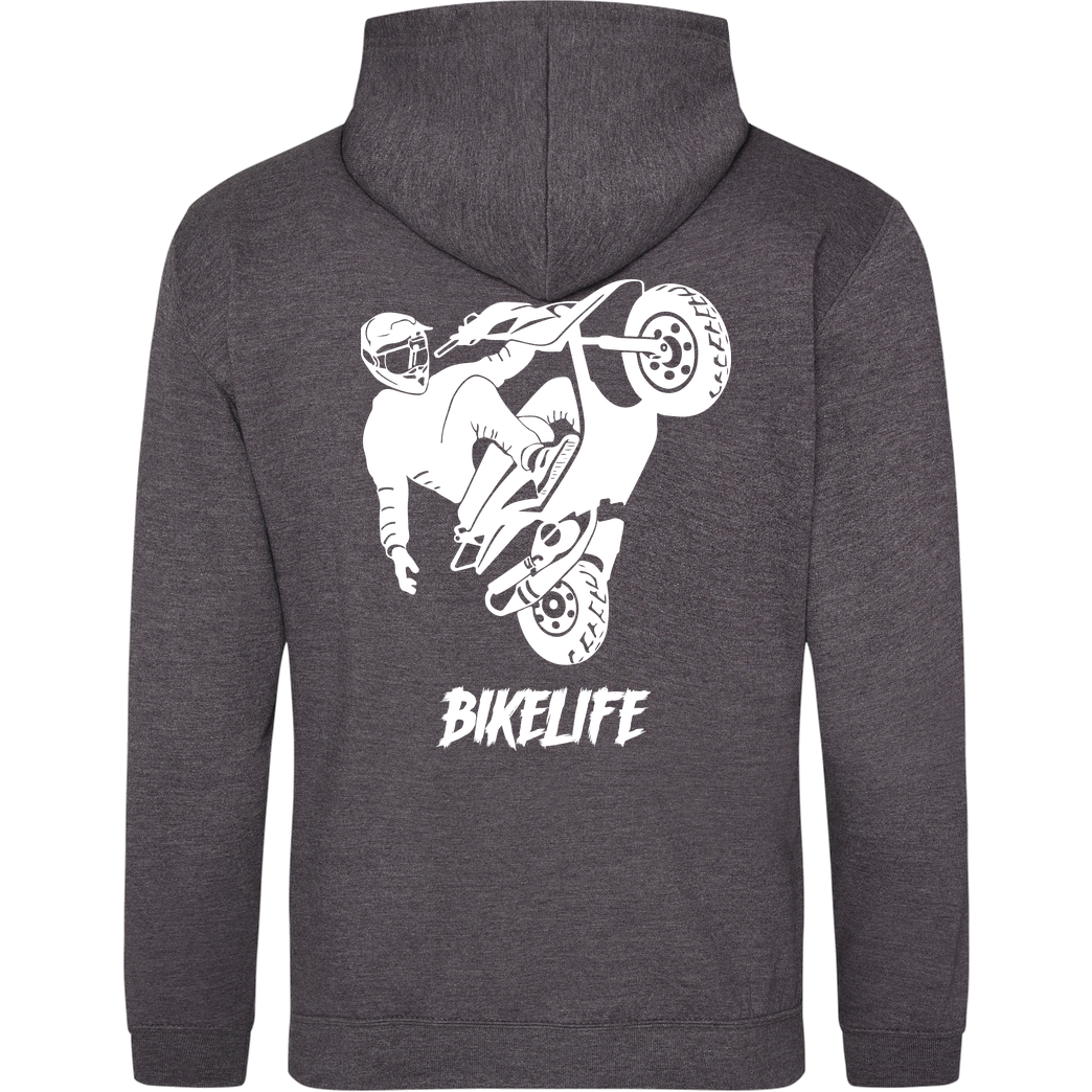 1bikelife1 1bikelife1 - Logo Sweatshirt JH Hoodie - Dark heather grey