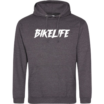 1bikelife1 1bikelife1 - Logo Sweatshirt JH Hoodie - Dark heather grey