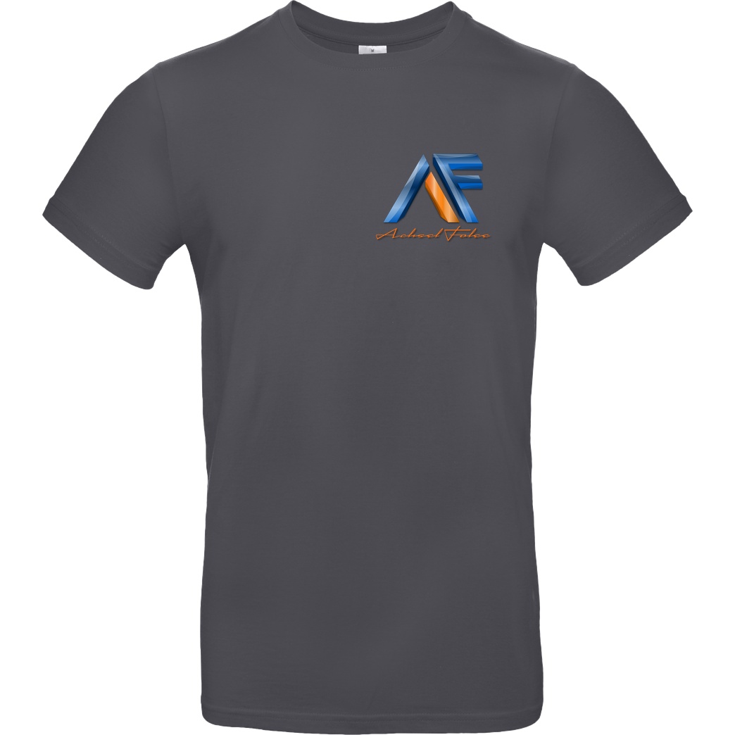 Achsel Folee Achsel Folee - Logo Pocket T-Shirt B&C EXACT 190 - Gris oscuro